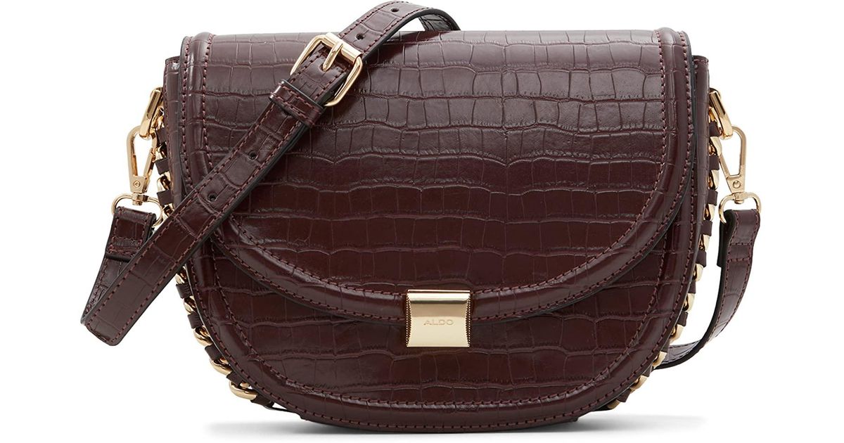 ALDO Synthetic S Wiaveth Cross Body Bag in Brown Lyst