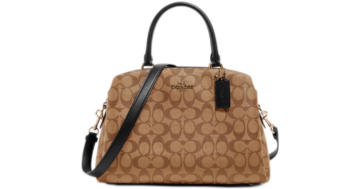 COACH Lillie Carryall in Brown Lyst