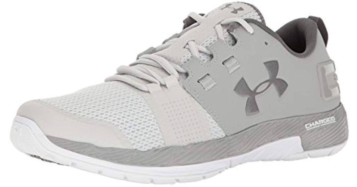 Under Armour Leather Ua Commit Tr Fitness Shoes in Grey (Gray) for Men ...