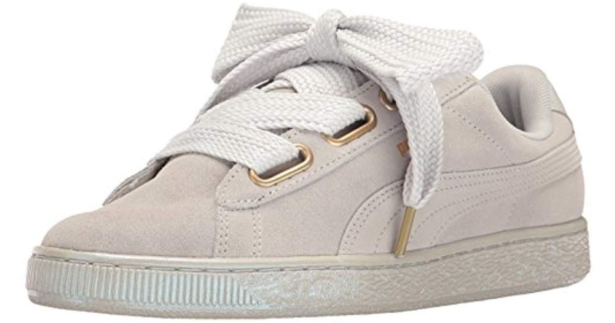 puma suede heart satin wn's