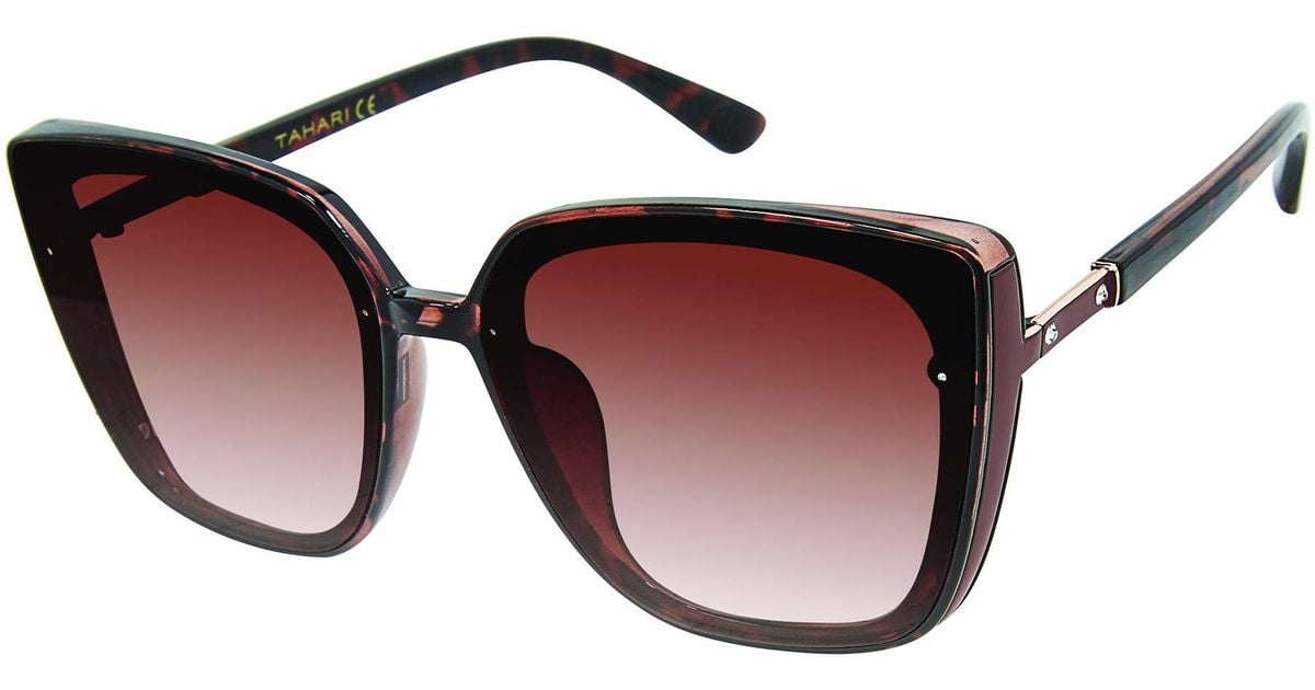 Tahari Th769 Uv Protective Cat eye Sunglasses Lyst