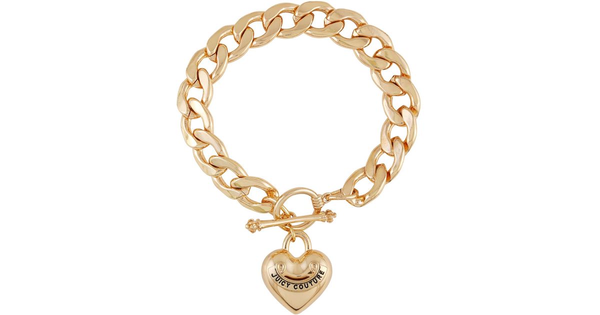 Juicy Couture Light Rose Heart Pendant Necklace For Women