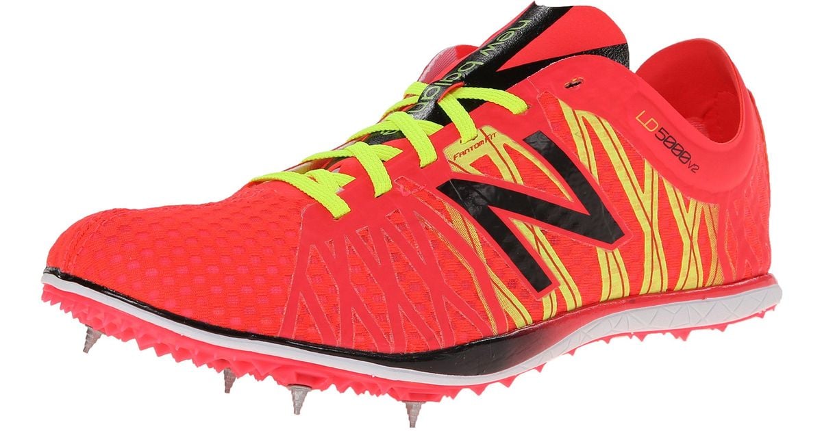 New Balance Long Distance 5000 V2 Running Shoe in Red/Black (Black) for