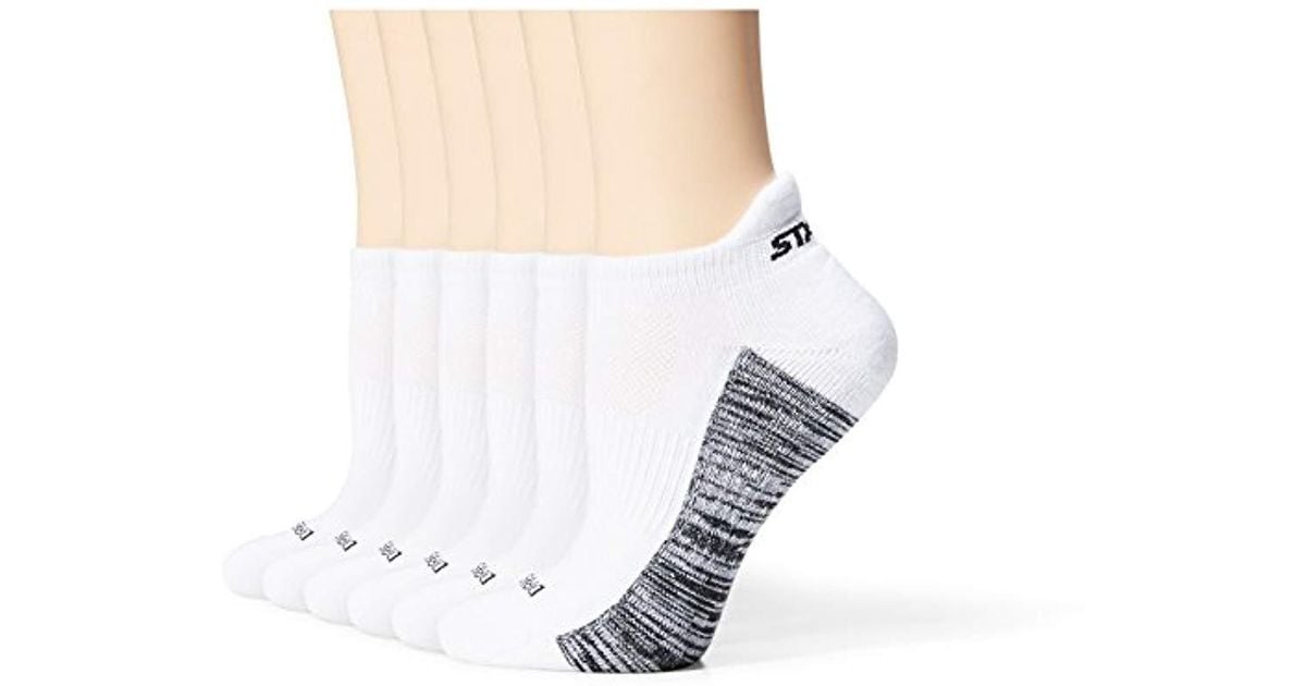 Starter 6-pack Athletic No-show Heel-guard Socks, Amazon Exclusive in White  | Lyst