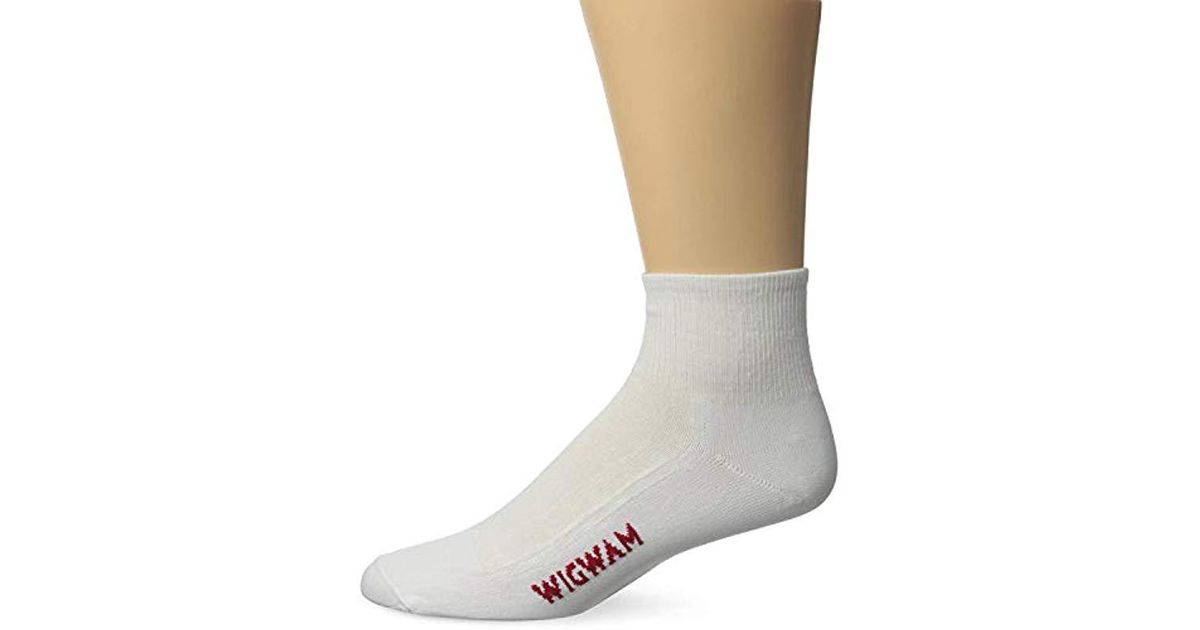 Wigwam Ironman Triathlete Pro Quarter Sock in White for Men Lyst