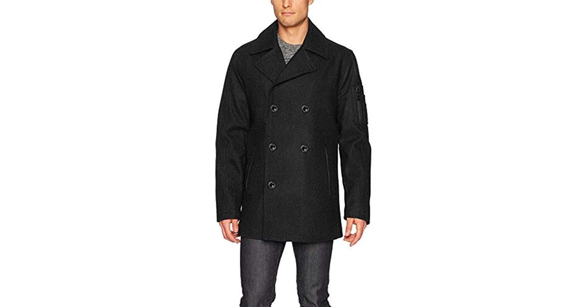 buffalo david bitton wool coat