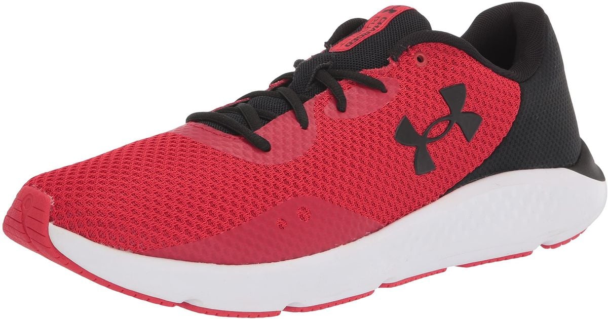 Under Armour Charged Pursuit 3 Sneaker in Red for Men Lyst