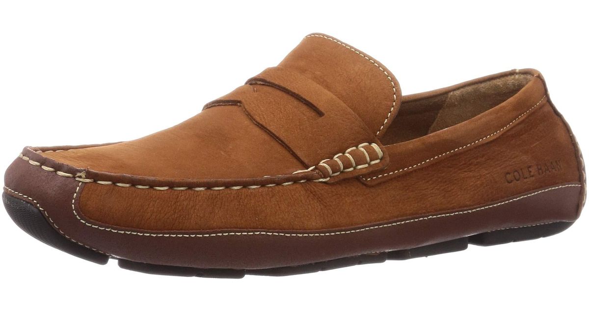 Cole Haan Leather Wyatt Penny Driver Driving Style Loafer in British ...