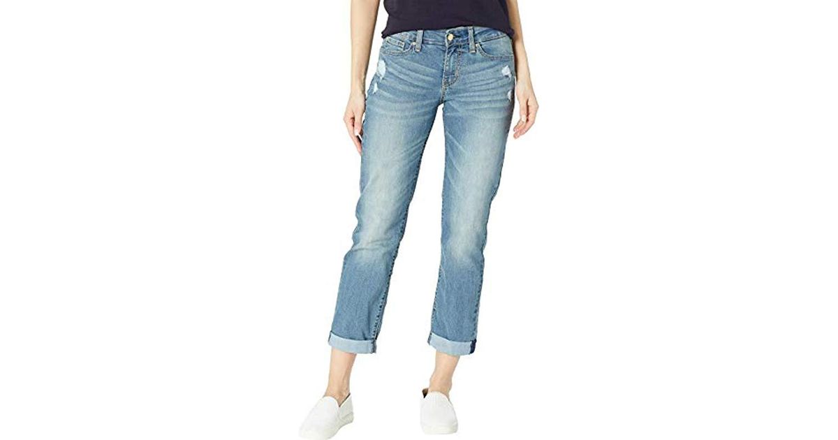 Signature by Levi Strauss & Co. Gold Label Mid-rise Slim Boyfriend Jeans  Rumi 20 25 in Blue | Lyst