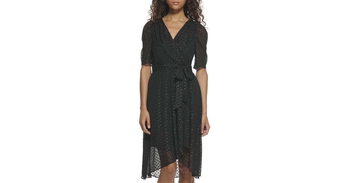 Tommy Hilfiger Womens Midi Dresses in Black Lyst