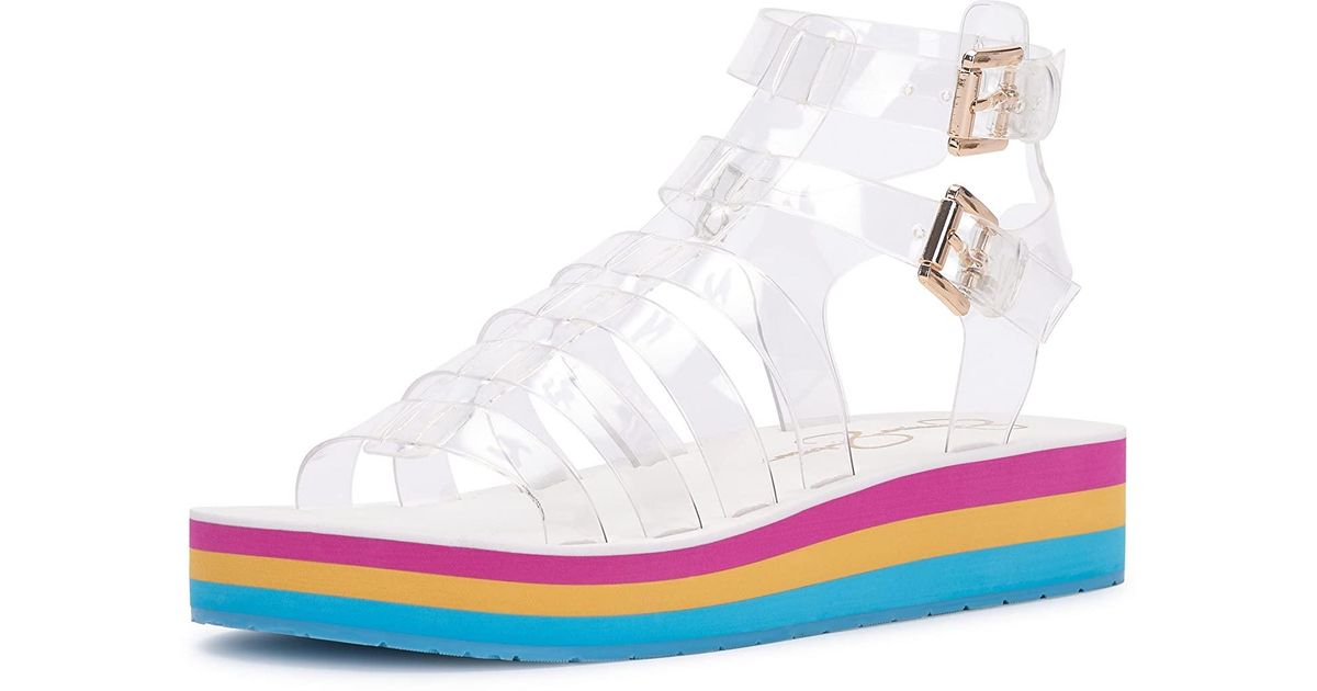 stilla platform wedge flip flop jessica simpson