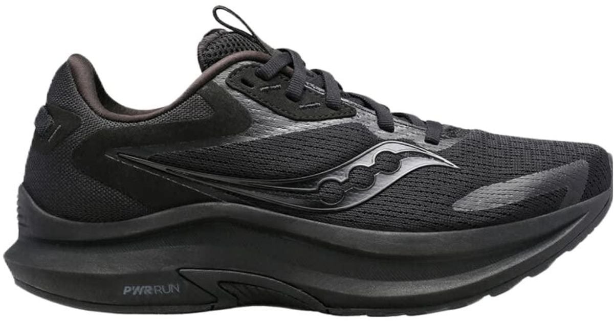 Saucony Rubber Axon 2 Running Shoe in Black/Black/Black (Black) Lyst