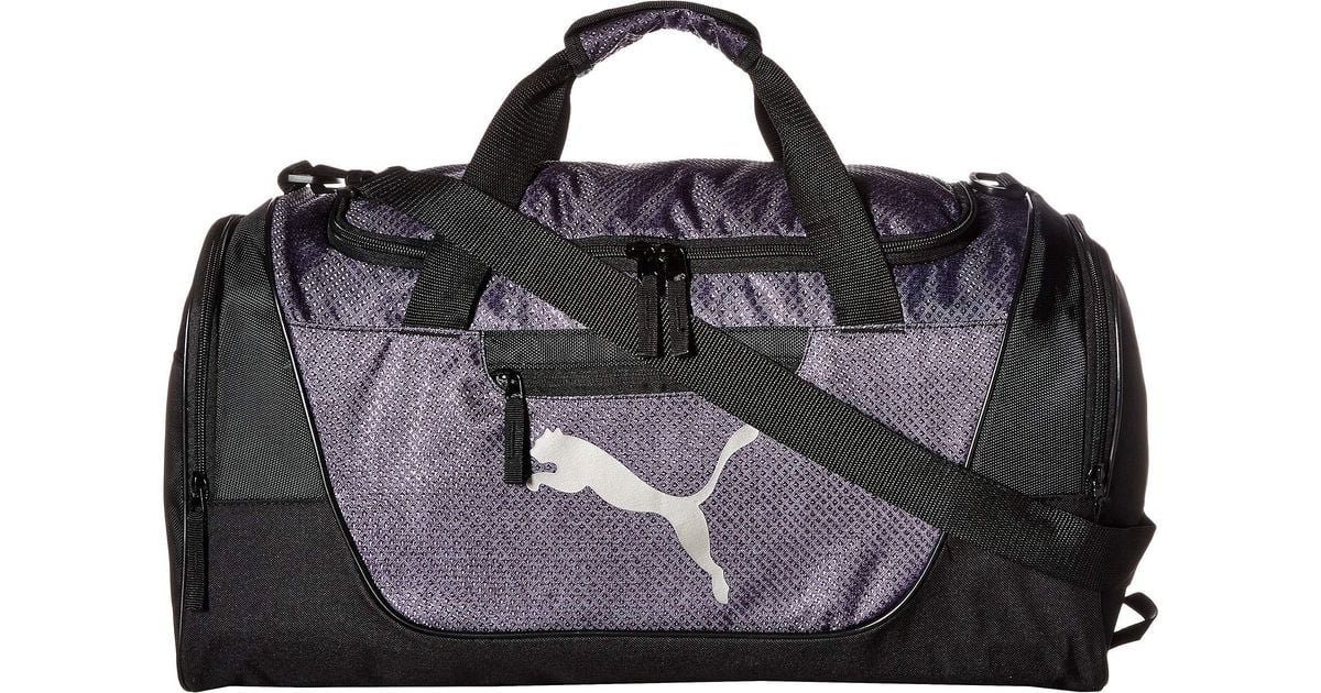 puma gym bag grey