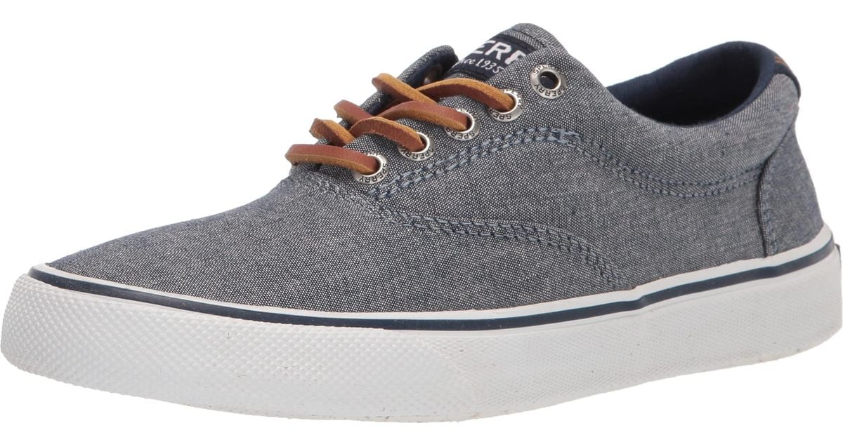 Sperry TopSider Rubber Mens Striper 2 Cvo Sneaker in Chambray Navy (Black) for Men Save 15