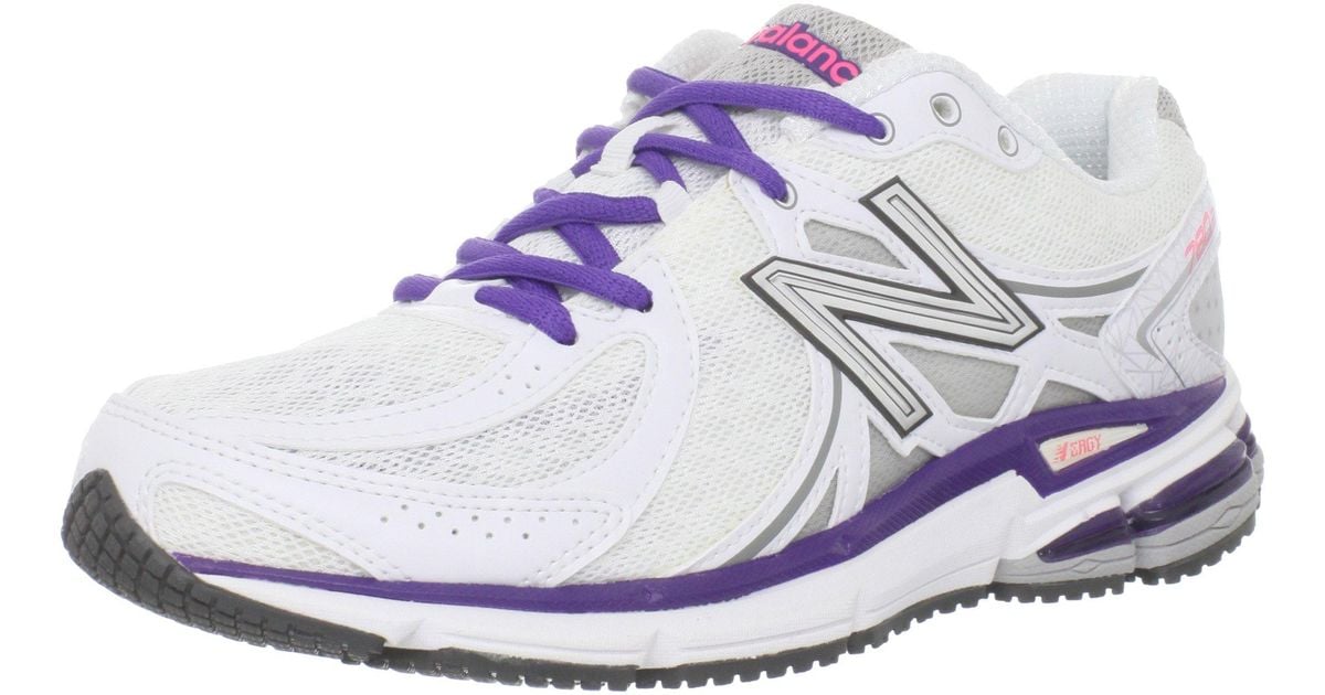 New Balance 780 V2 Running Shoe in White/Purple (Black) Lyst