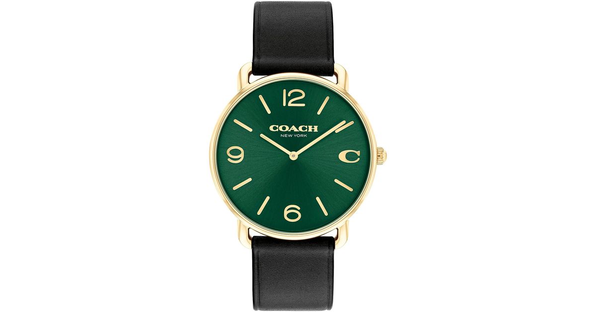 COACH Elliot Watch Contemporary Minimalism With Distinctive Artistry