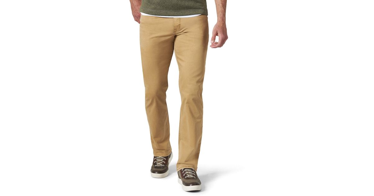 wrangler men's performance series twill pant