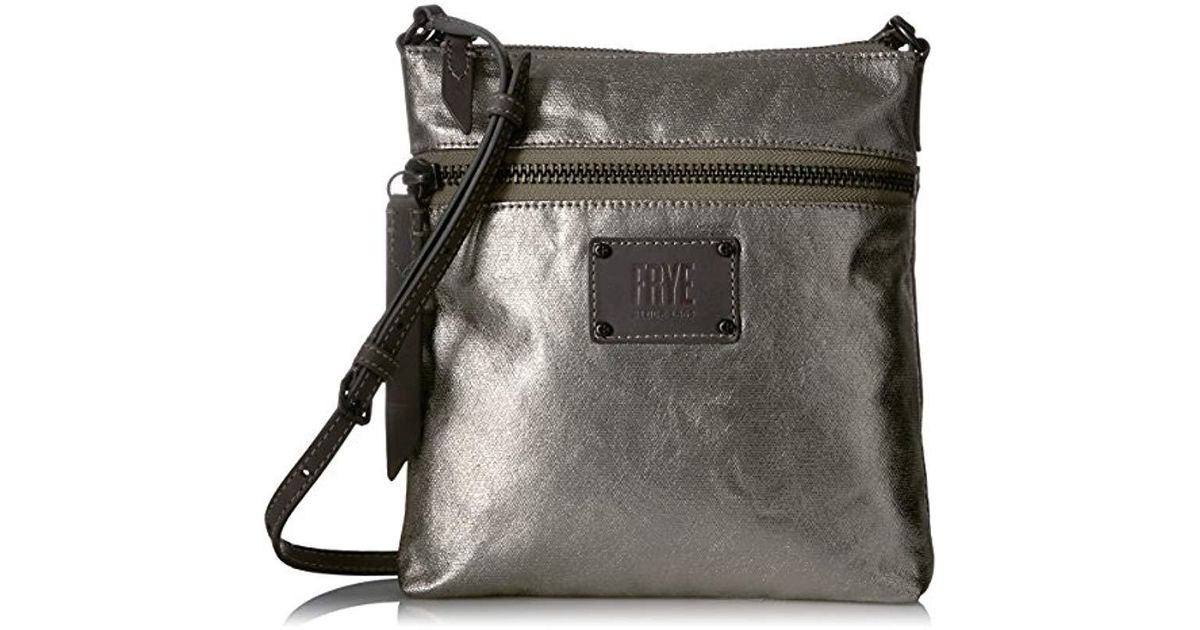 frye ivy zip crossbody nylon handbag