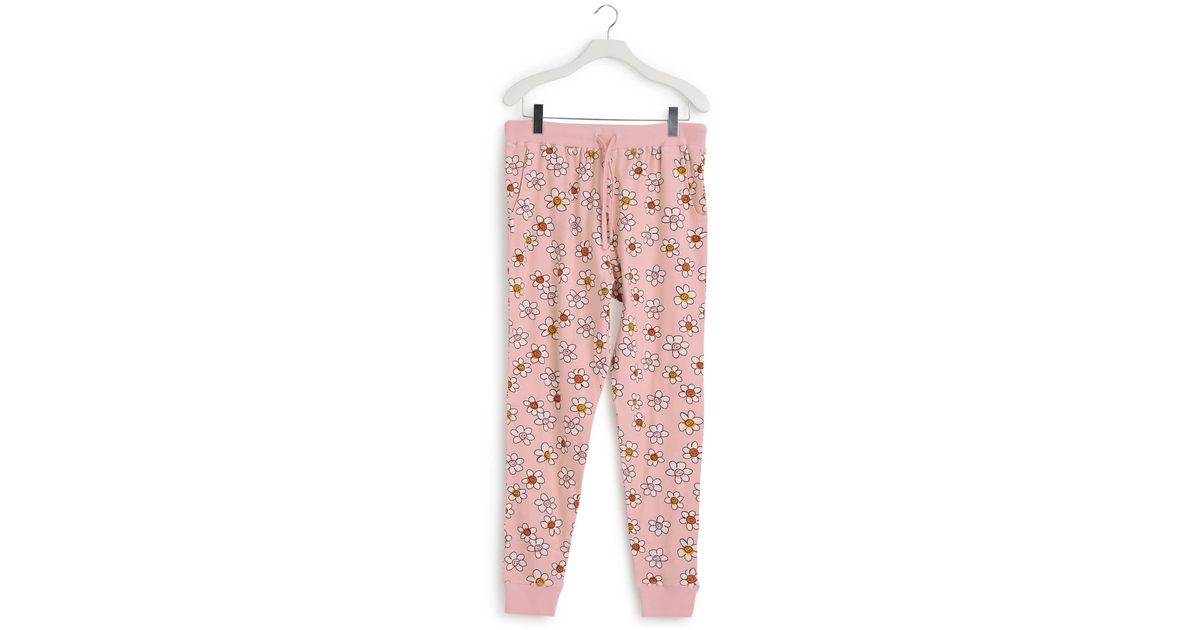 Vera Bradley Plus Cotton Jogger Pajama Pants With Pockets in Pink Lyst