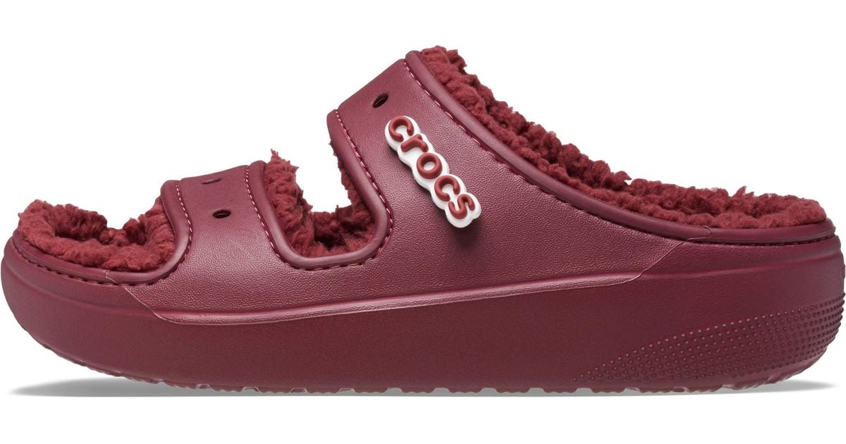 Crocs™ Classic Cozzzy Fuzzy Sandals Slide Lyst