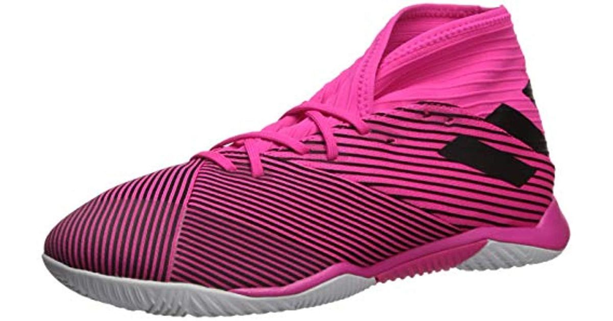 Adidas Nemeziz 19 3 Indoor Soccer Shoe In Pink For Men Lyst