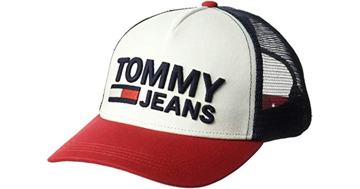 tommy hilfiger trucker cap
