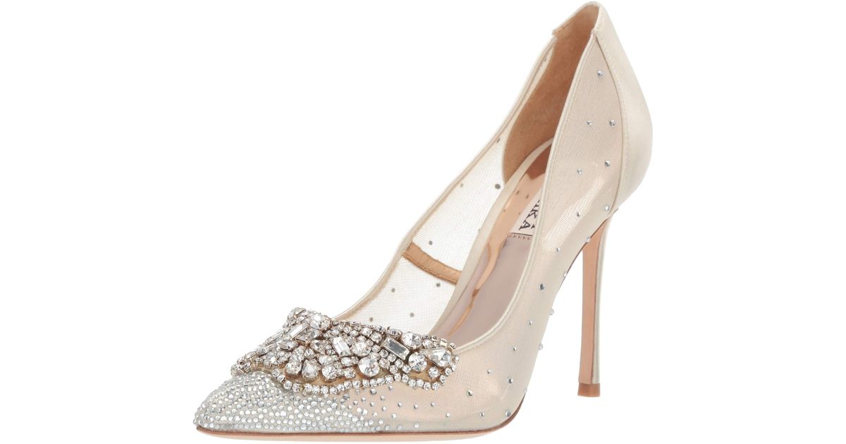 badgley mischka quintana ivory