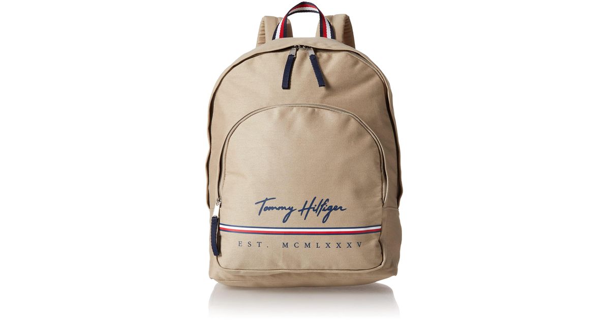 Tommy Hilfiger York Backpack in Natural for Men | Lyst