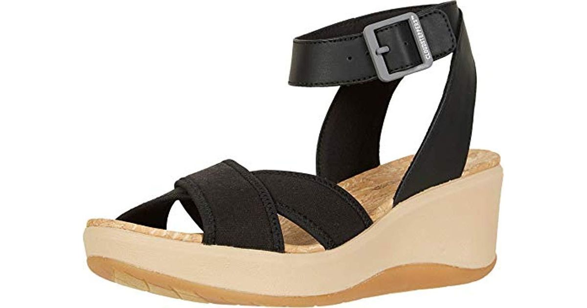 Clarks Canvas Step Cali Coast Wedge 