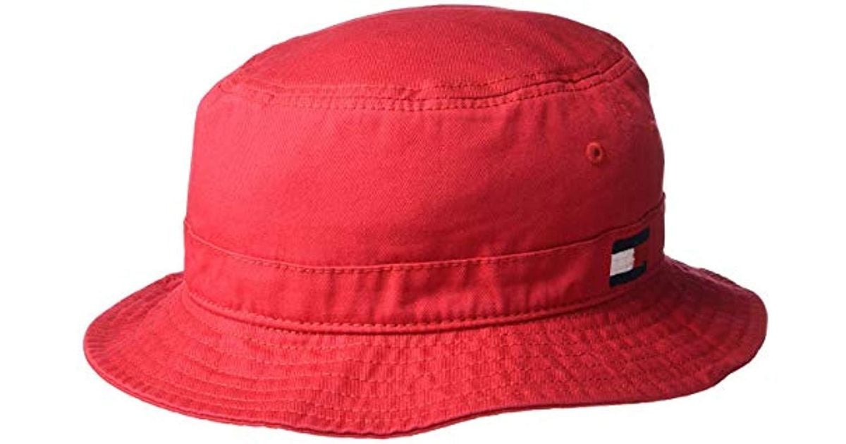 Red Tommy Hilfiger Bucket Hat United Kingdom, SAVE 30% - www.visie.com.au