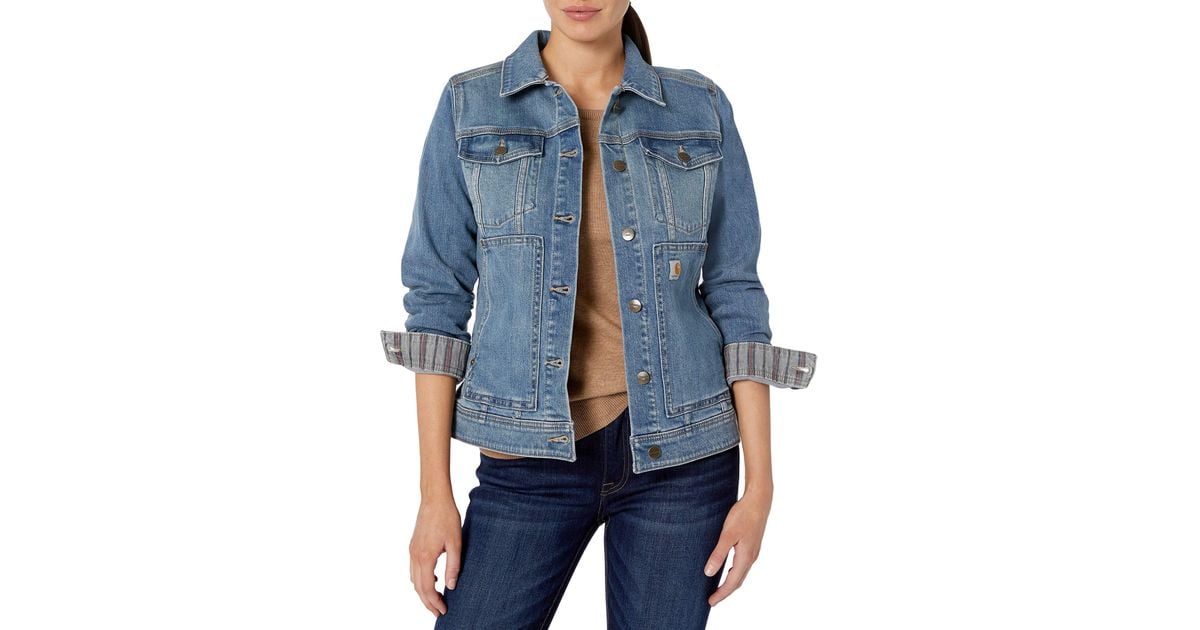 carhartt benson denim jacket