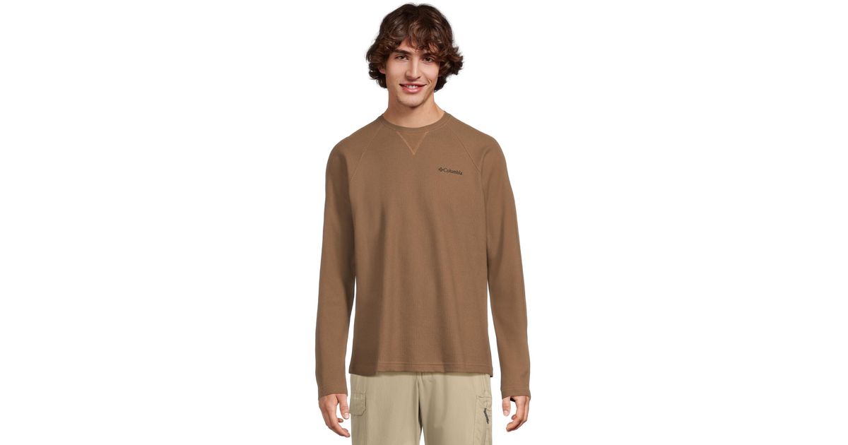 (取寄) コロンビア メンズ ニット クルー リ Columbia men Pitchstone Knit Crew II Delta Heather Columbia Pitchstonetm Knit Crew Ii Delta Heather Xx-large in Brown