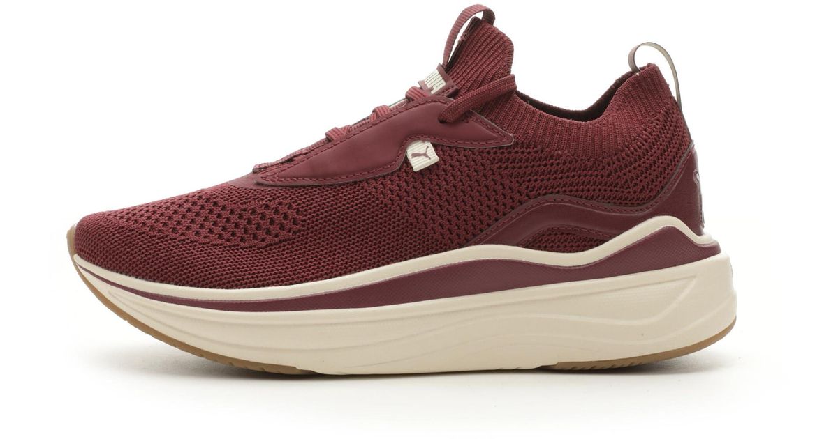 PUMA Softride Stakd Sneaker in Red | Lyst