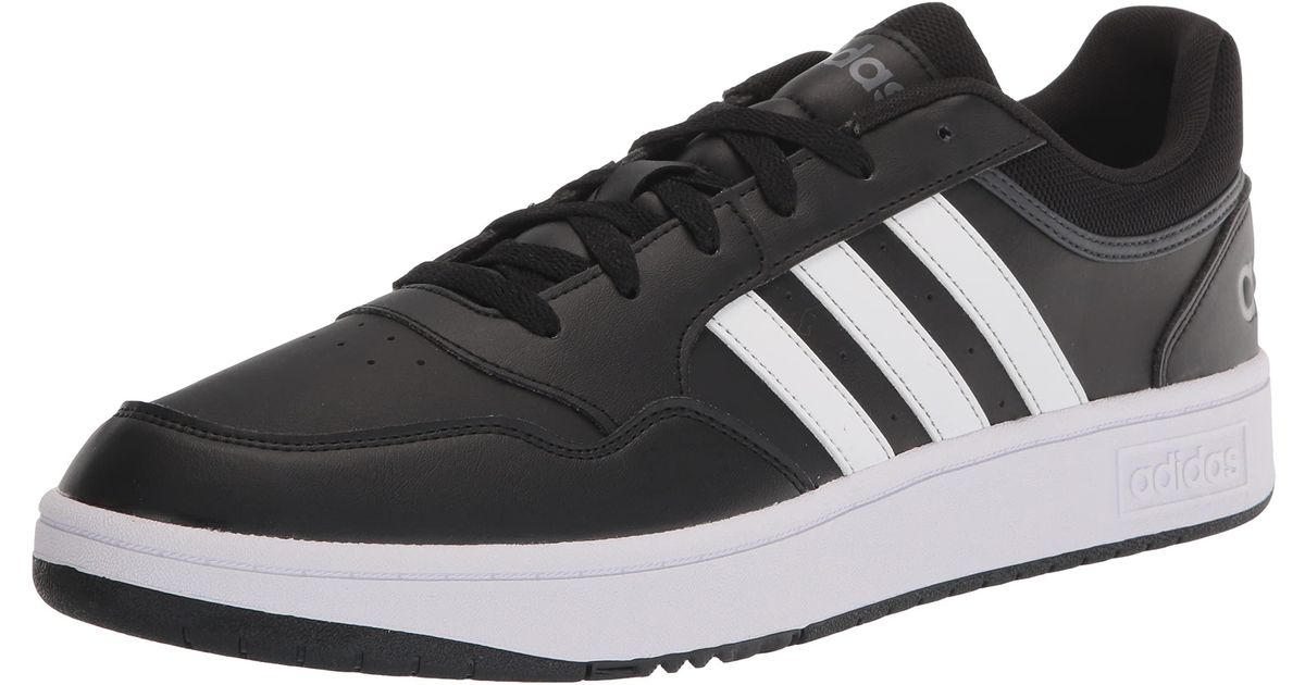 adidas Synthetic Hoops 3.0 Basketball Shoe in Black for Men Lyst