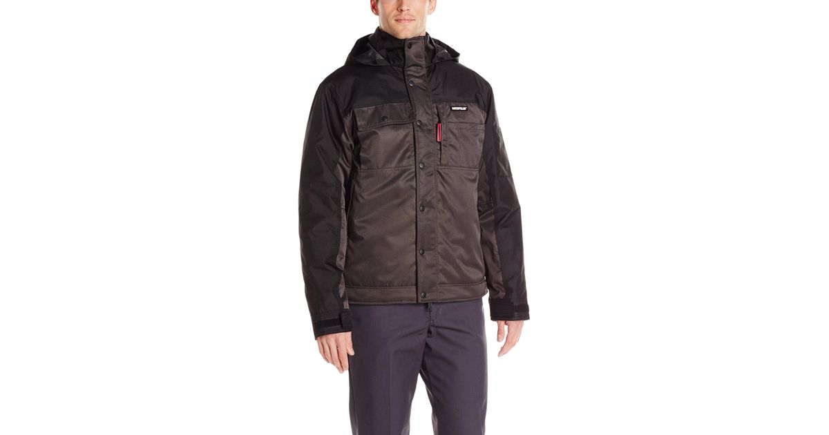 caterpillar insulated twill jacket