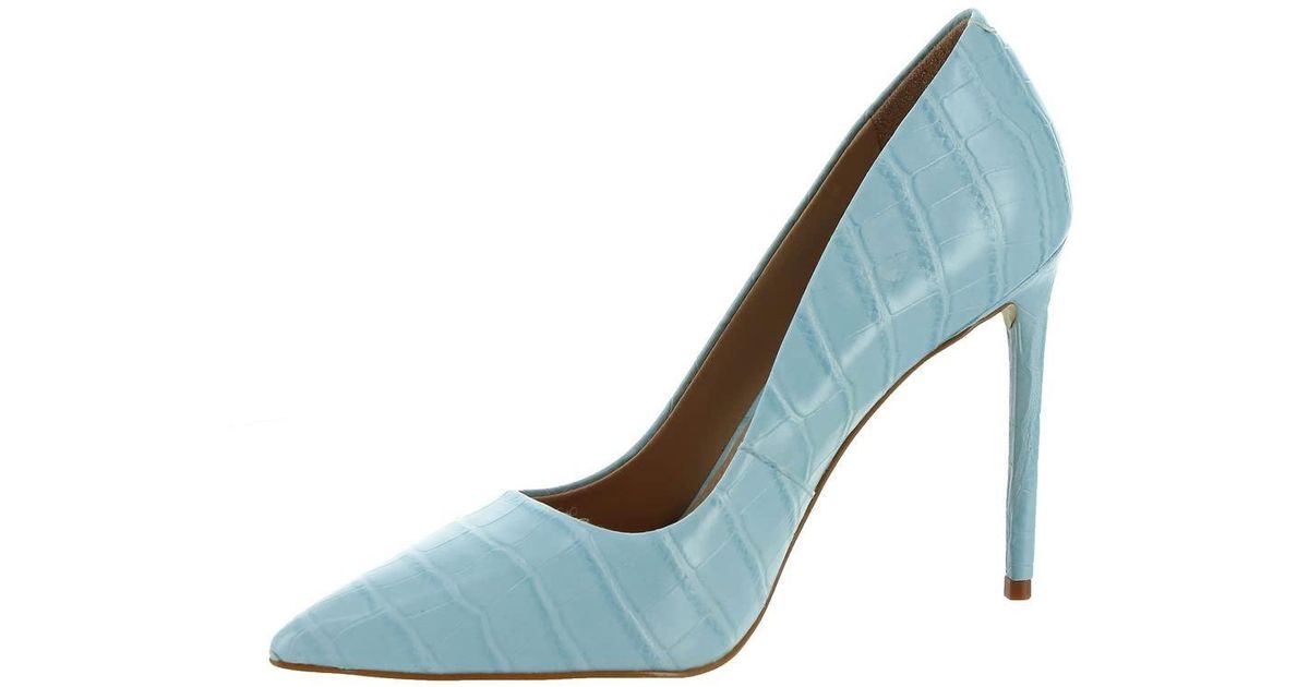 steve madden light blue pumps