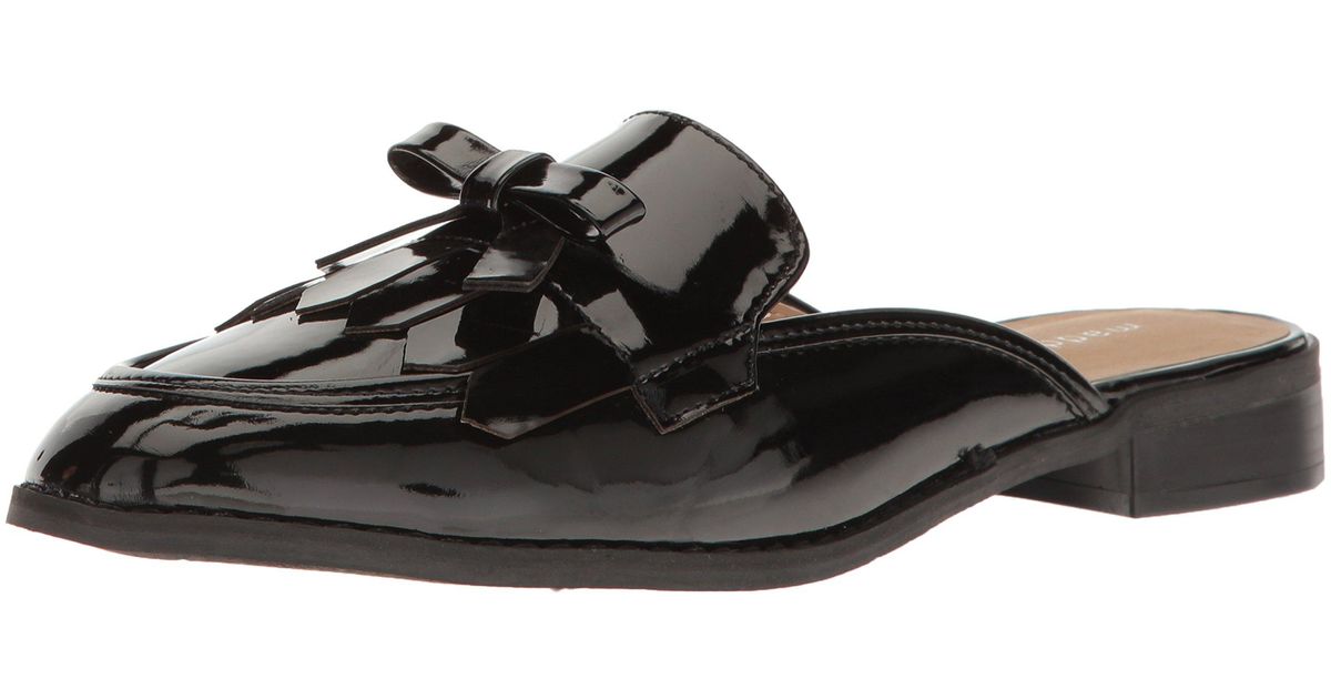 Madden Girl Aavaa Mule in Black Patent (Black) Lyst