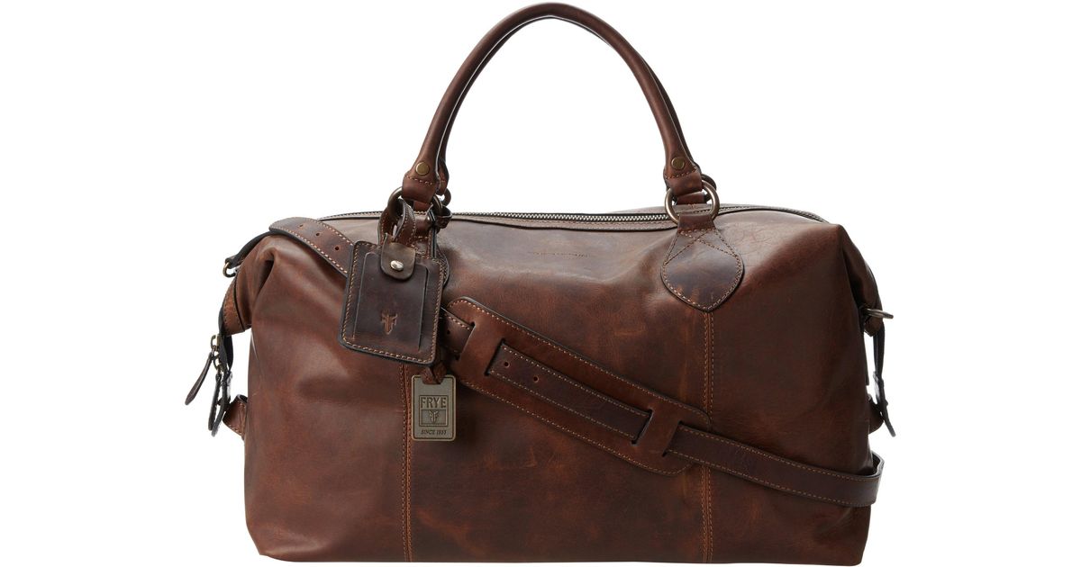 frye logan overnight bag
