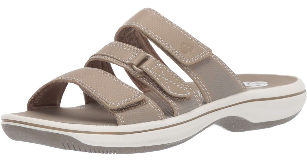 Clarks Brinkley Coast Slide Sandal - Lyst