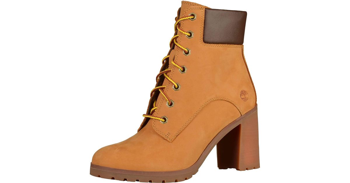 allington 6 inch lace boots black