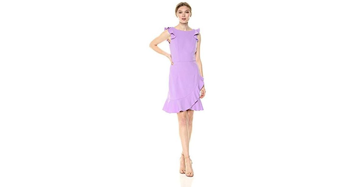 donna morgan lavender dress