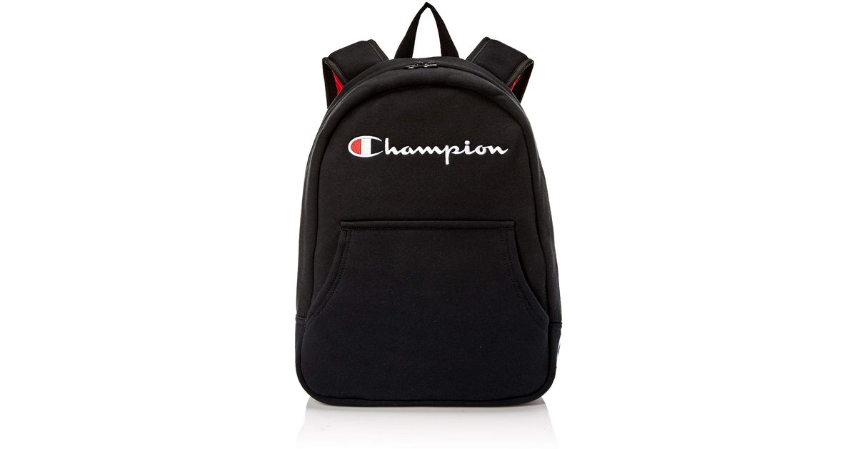 Champion Fleece Reverse Weave Hoodie Backpack In Black For Men Lyst Champion Fleece Reverse Weave Hoodie Backpack In Black For Men Lyst