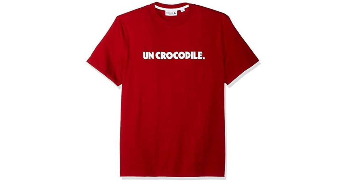 un crocodile t shirt