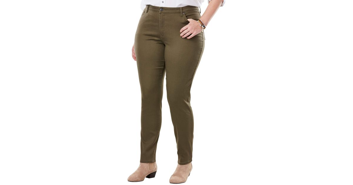 slimming fit rebound slim straight leg jeans