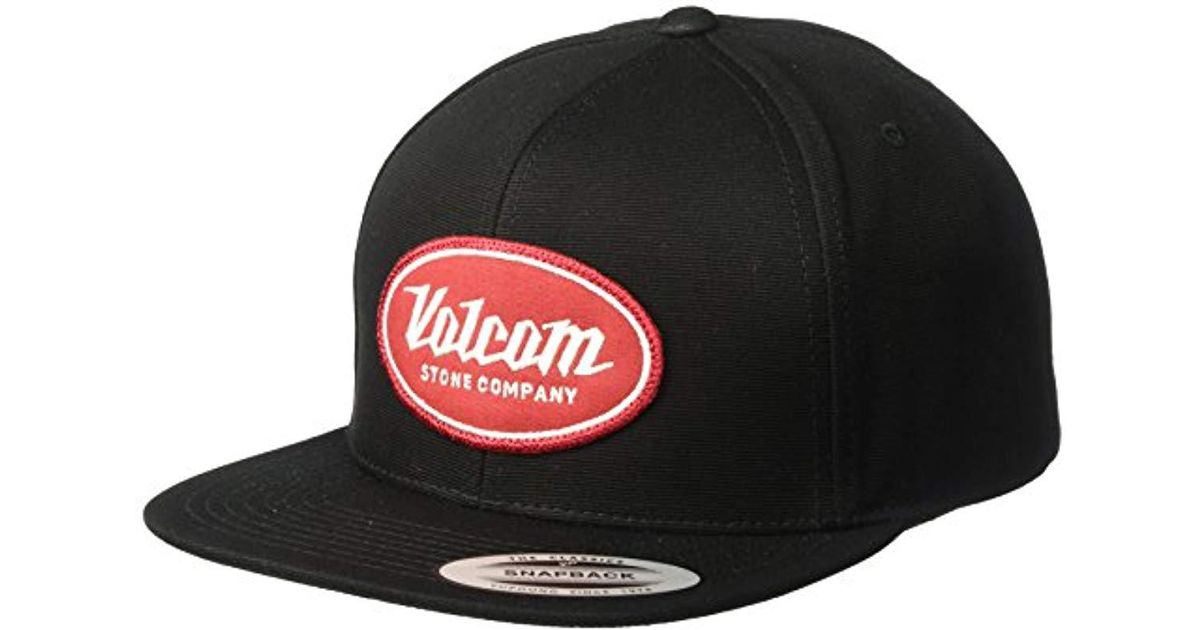 volcom cap black