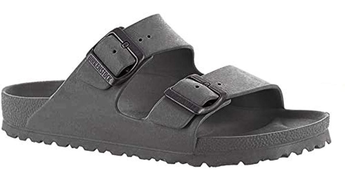 birkenstock metallic anthracite eva
