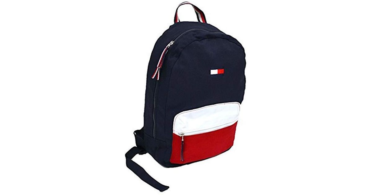 Tommy Hilfiger Backpack Patriot Colorblock Canvas in Blue for Men Lyst