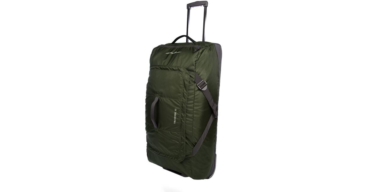 Eddie Bauer Traverse 32 Rolling Duffel Bagmade From Ripstop Polyester