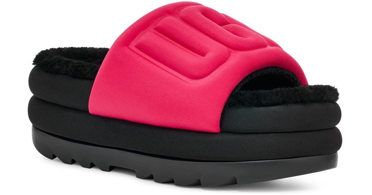 UGG Maxi Graphic Slide Sandal Lyst