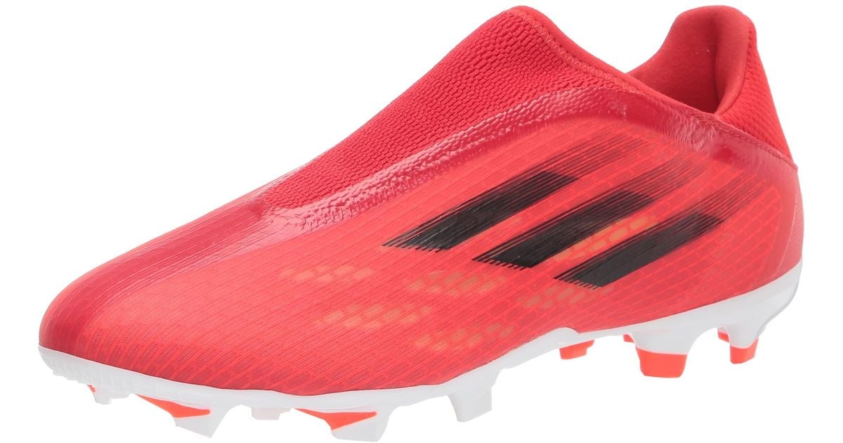adidas X Speedflow.3 Laceless Firm Ground Soccer Shoe in Red - Save 25% - Lyst